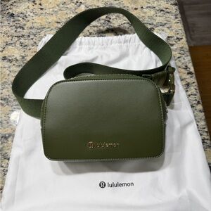 lululemon athletica Forest Green Crossbody Bag